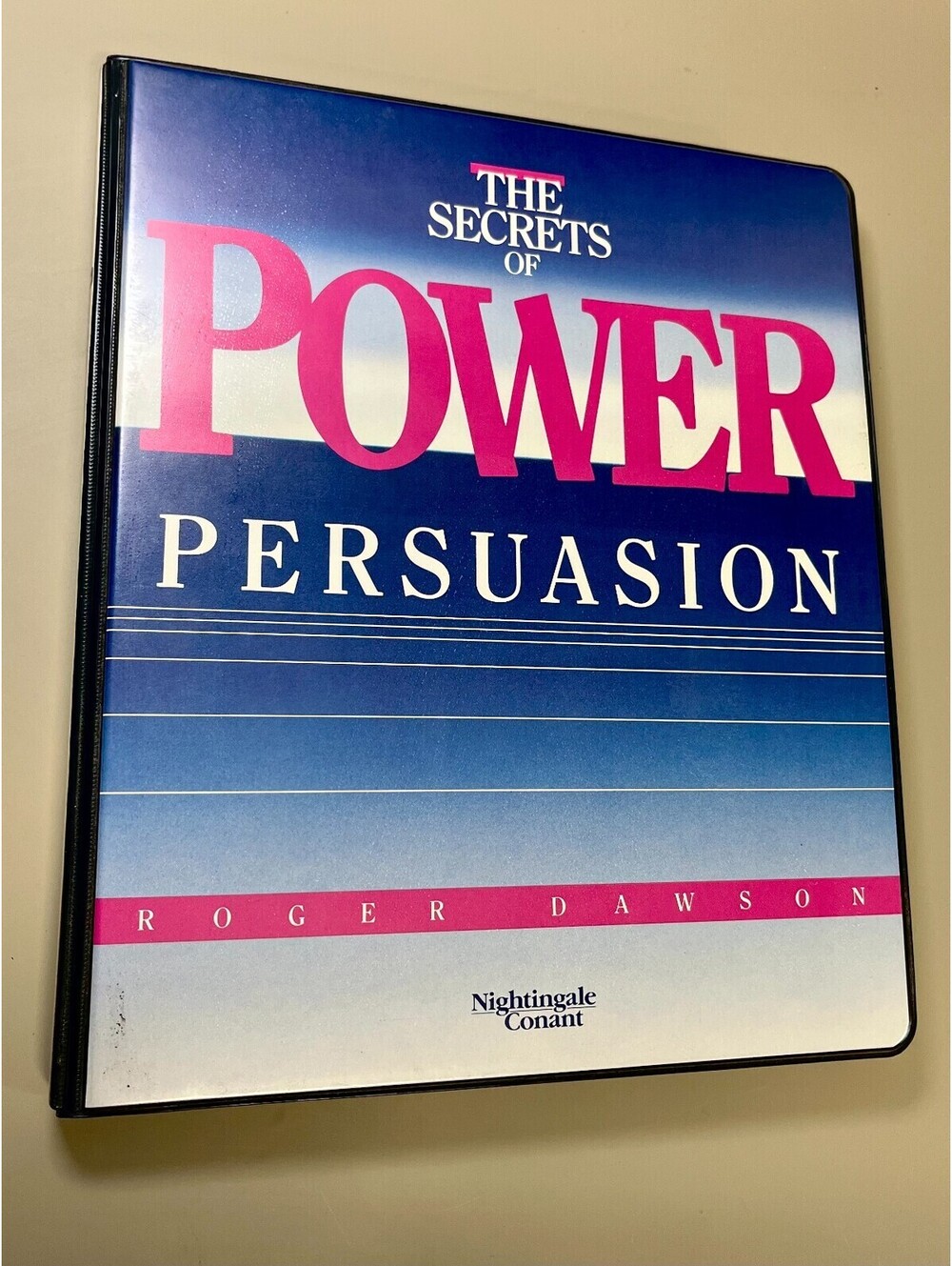 The Secrets of Power Persuasion Audio Cassette Tapes Roger Dawson Vintage 1989